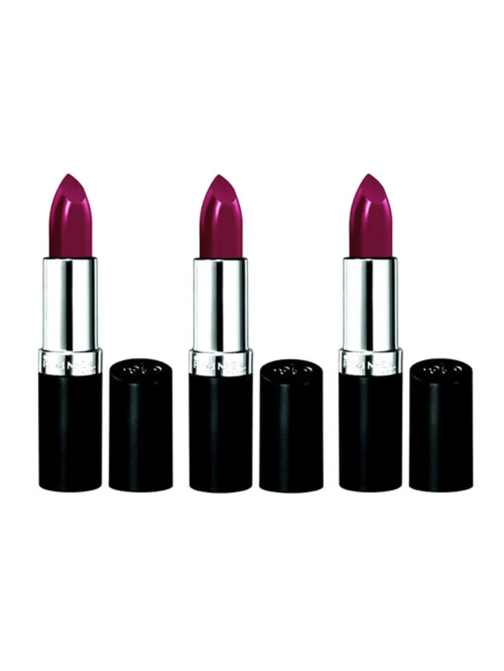 3-Pack NEW Rimmel London Lasting Finish Lipstick in 100 PinkRoots Pink Roots